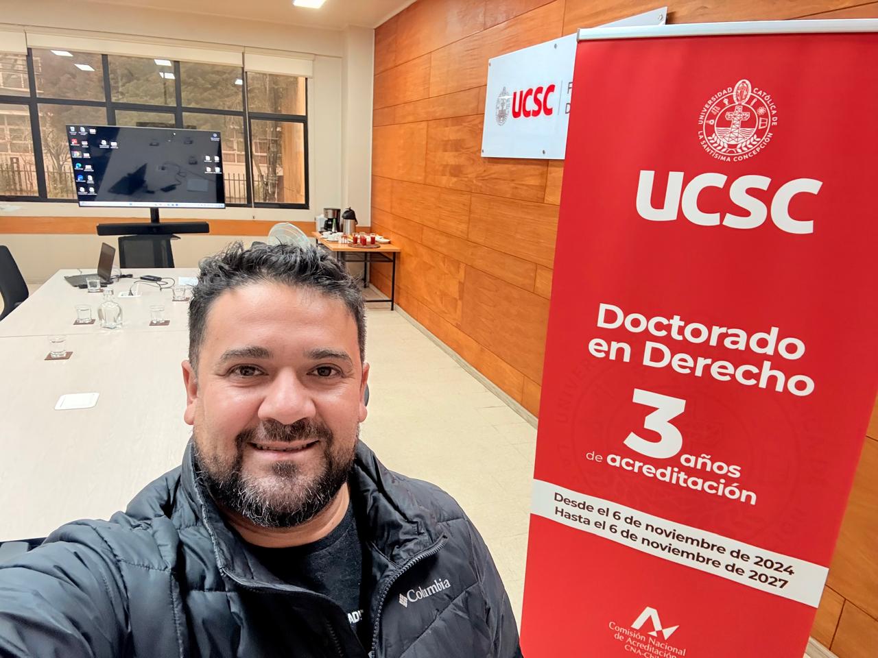 Leonel Torres Labbé, candidato a Doctor en Derecho, UCSC Leonel Torres Labbé, candidato a Doctor en Derecho, en el Programa de Doctorado en Derecho de la Universidad Católica de la Santísima Concepción